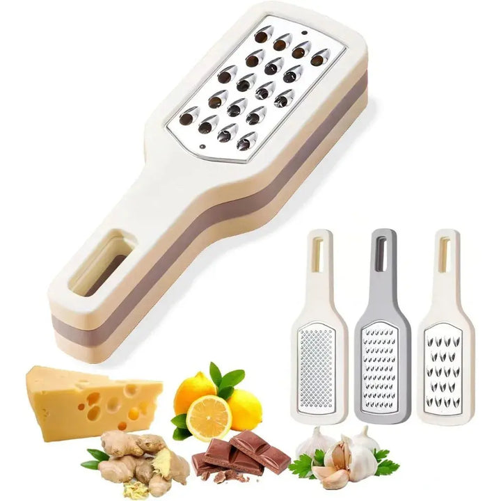 3 In 1 Cheese Grater Portable Handheld Stainless Steel Vegetable Grater Kitchen Tools Efficient Food Graters Home Kitchen Gadgets Online Shopping