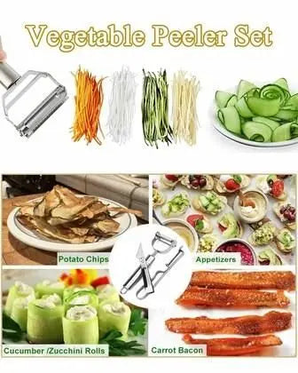 3 in 1 Vegetable - Fruit Peeler Set of 3pc yxrqxm-xb