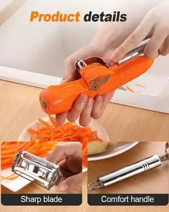 3 in 1 Vegetable - Fruit Peeler Set of 3pc yxrqxm-xb
