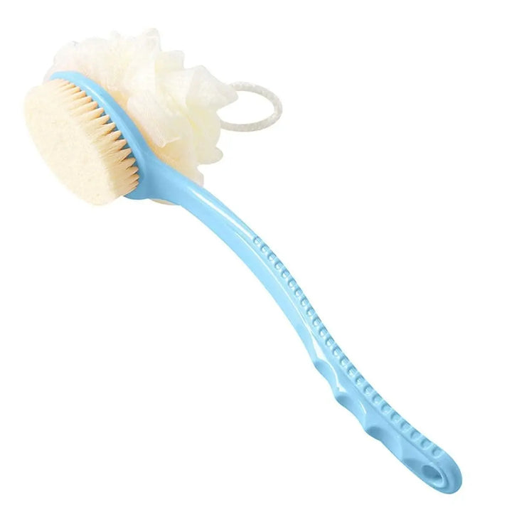 Arcreactor Zone 2 IN 1 loofah with handle, Bath Brush, back scrubber, Bath Brush with Soft Comfortable Bristles And Loofah with handle, Double Sided Bath Brush Scrubber for bathing(Pack of 2) yxrqxm-xb