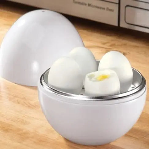 Capacity For 4 Eggs Microwave  Boiler Cooker Easy Quick 5 Minutes Hard Or Soft Boiled Kitchen Cooking Tools Kitchen Gadgets Online Shopping