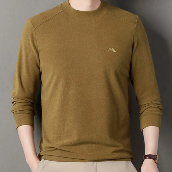 Crew Neck Casual Loose Long Sleeve Men's T-shirt Online Shopping