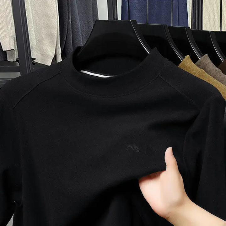 Crew Neck Casual Loose Long Sleeve Men's T-shirt Online Shopping