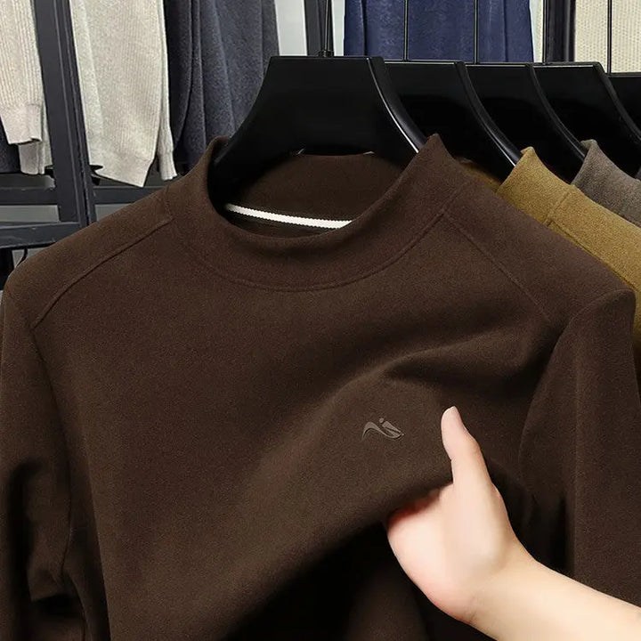 Crew Neck Casual Loose Long Sleeve Men's T-shirt Online Shopping