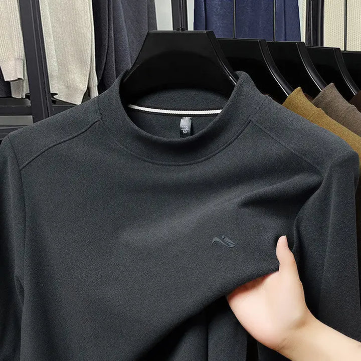 Crew Neck Casual Loose Long Sleeve Men's T-shirt Online Shopping