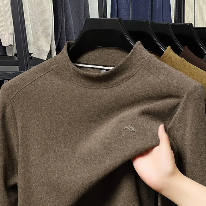 Crew Neck Casual Loose Long Sleeve Men's T-shirt Online Shopping