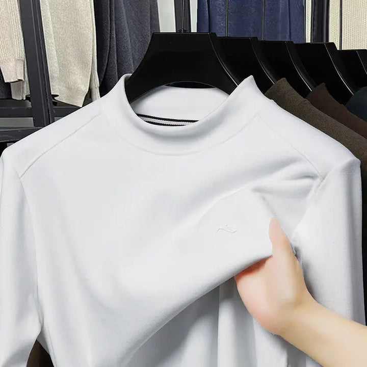 Crew Neck Casual Loose Long Sleeve Men's T-shirt Online Shopping