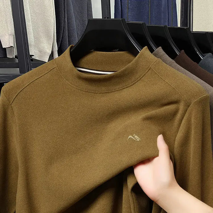 Crew Neck Casual Loose Long Sleeve Men's T-shirt Online Shopping