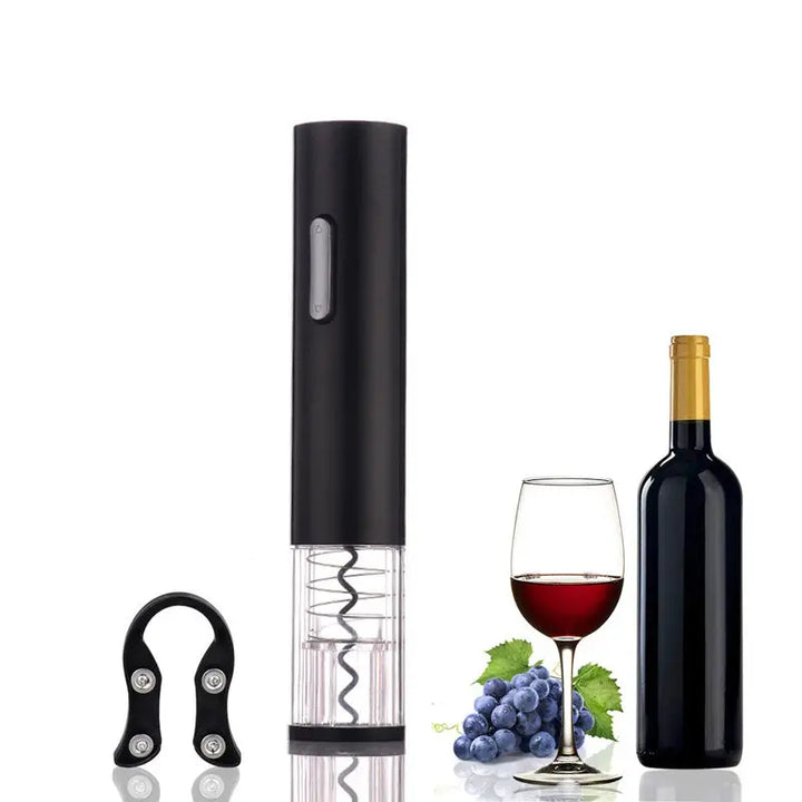 Electric Wine Opener Automatic Electric Wine Bottle Corkscrew Opener With Foil Cutter Wine Bottle Opener Kit My Store