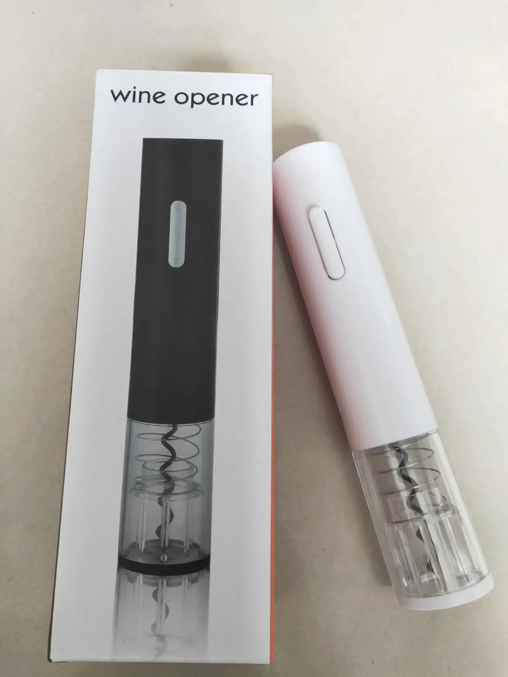 Electric Wine Opener Automatic Electric Wine Bottle Corkscrew Opener With Foil Cutter Wine Bottle Opener Kit My Store