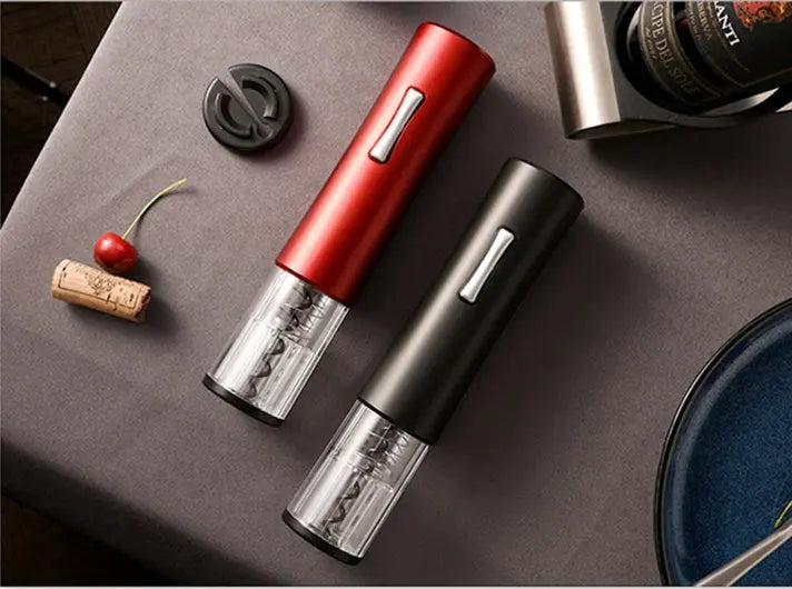 Electric Wine Opener Corkscrew Foil Cutter Set Automatic High-end Bottle Opener For Wine Kitchen Gadgets Can Opener Online Shopping