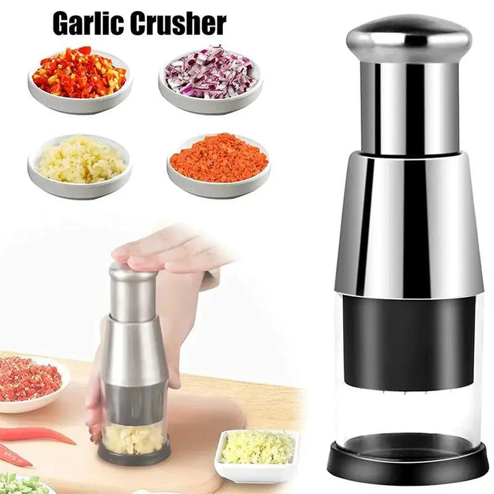 Garlic Crusher Onion Chopper Multipeler Vegetables Chopper Manual Garlic Press Machine Garlic Squeezer Kitchen Gadget Online Shopping