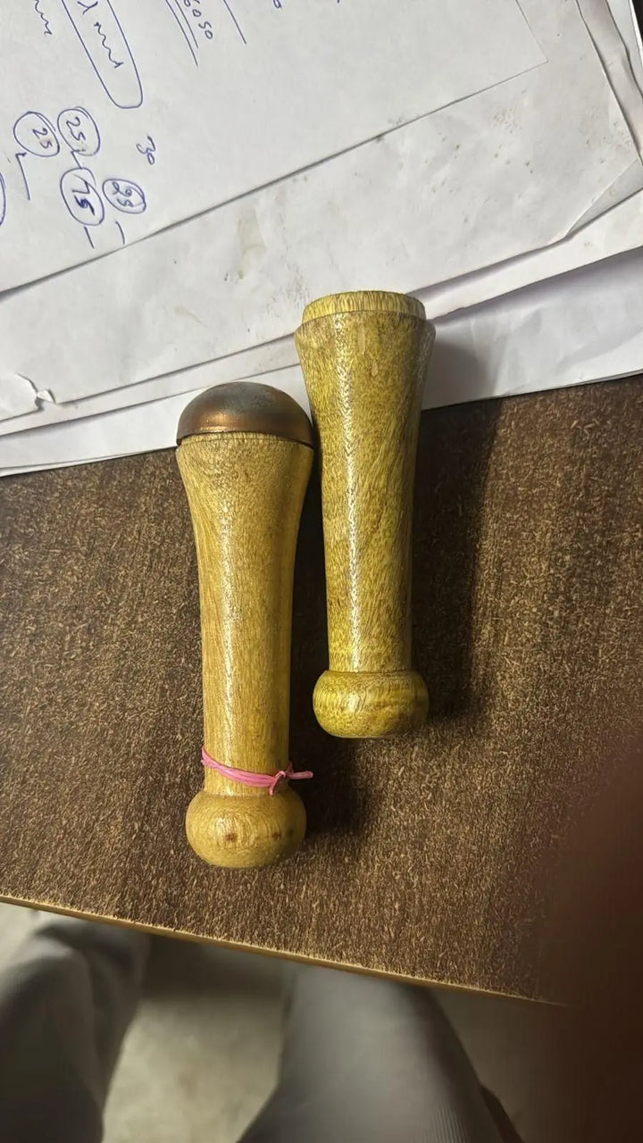 Kansa Face Massager Wood Handle yxrqxm-xb