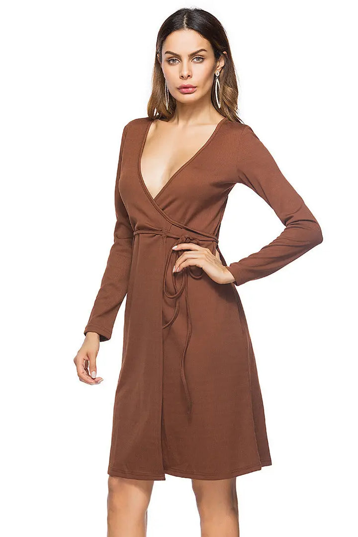 Knitted Solid Color Lace All-Match Midi Skirt Online Shopping