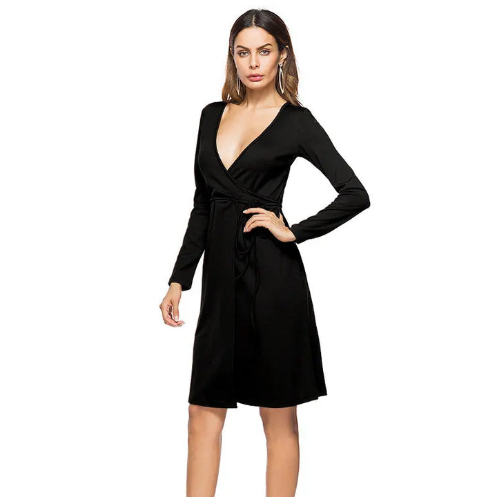 Knitted Solid Color Lace All-Match Midi Skirt Online Shopping