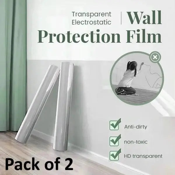 Self- Adhesive Transparent Electrostatic Wall Protection Film Buy 1 Get 1 Free yxrqxm-xb
