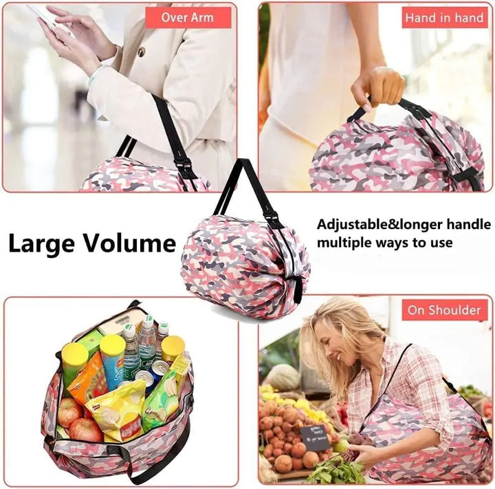 Two Pieces Foldable Shopping Bag yxrqxm-xb